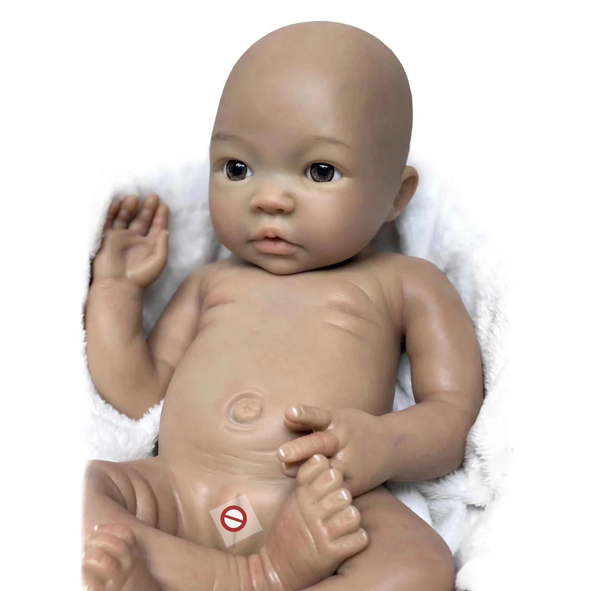 Image of Reborn Baby Dolls 18 Inch Full Solid Bebe Reborn Silicone Painted 