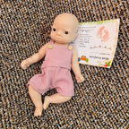 Image of Reborn Baby Dolls 25Cm Unpainted Silicone Girls Whole Body Soft Solid