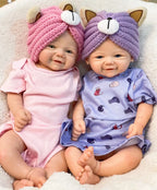 Image of Reborn Baby Dolls 42Cm Full Body Silicon Vivienne Bebe Reborn Girl