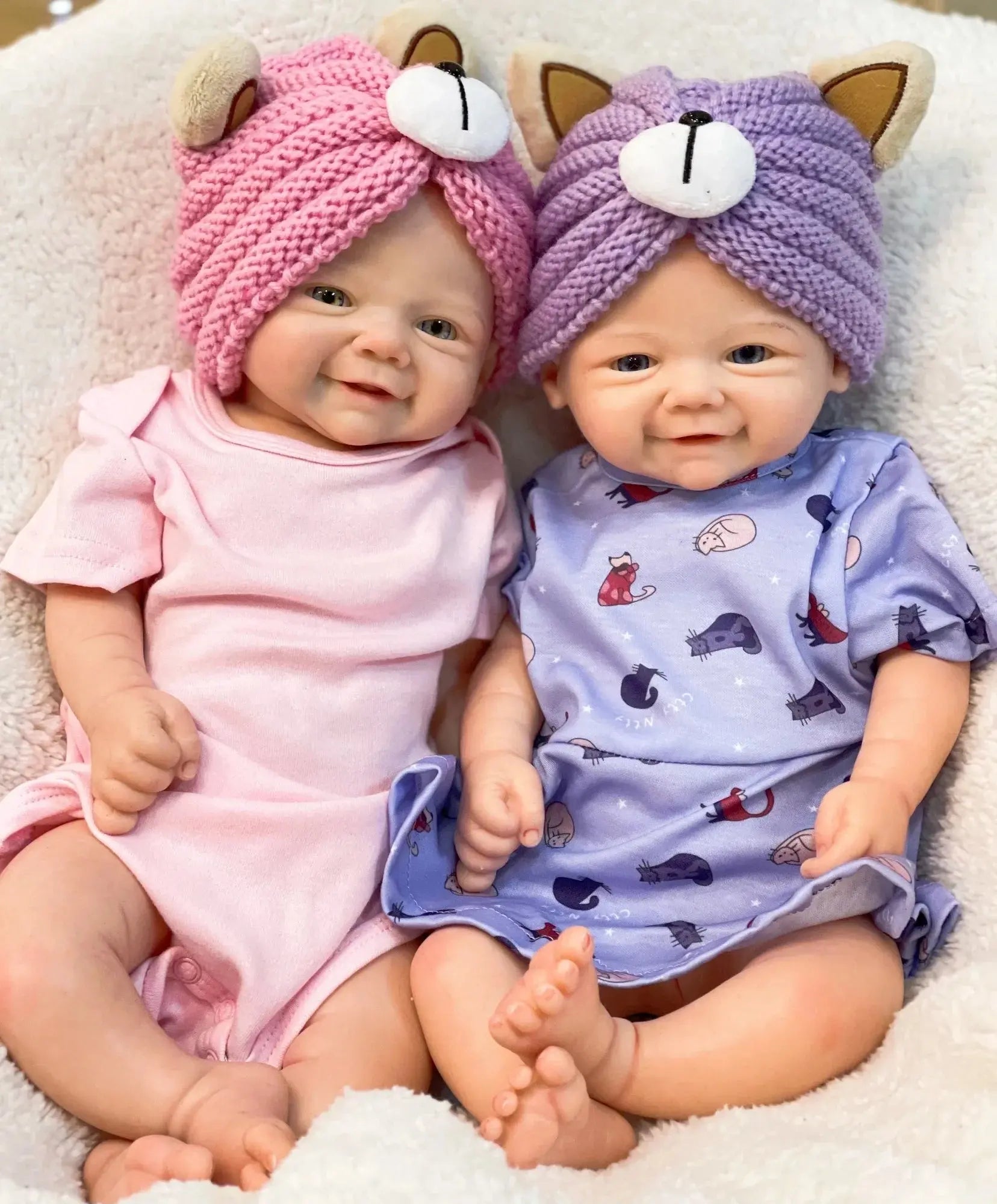 Image of Reborn Baby Dolls 42Cm Full Body Silicon Vivienne Bebe Reborn Girl