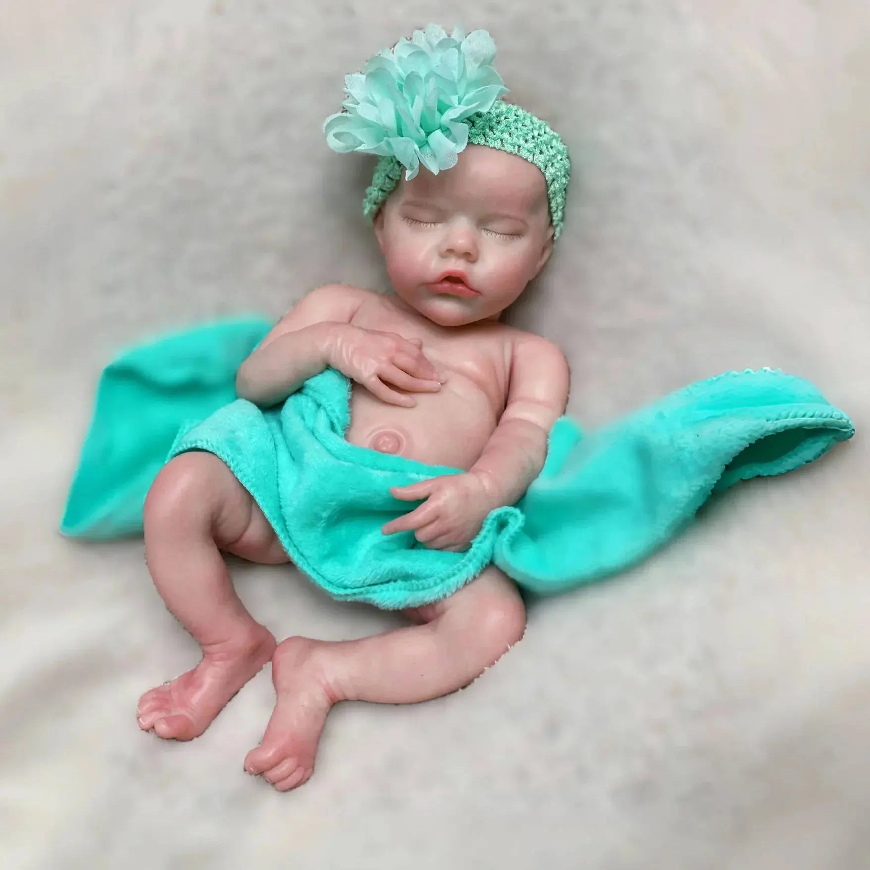 Image of Reborn Baby Dolls 45Cm Twins B Full Body Solid Silicone Reborn Dolls