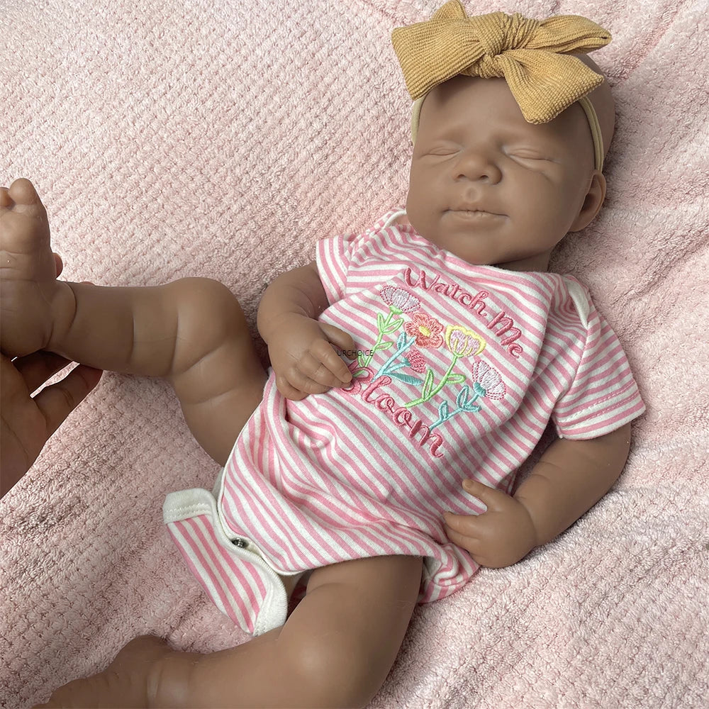 Image of Reborn Baby Dolls 19Inch Lifelike Silicone Reborn Baby Girl & Boy