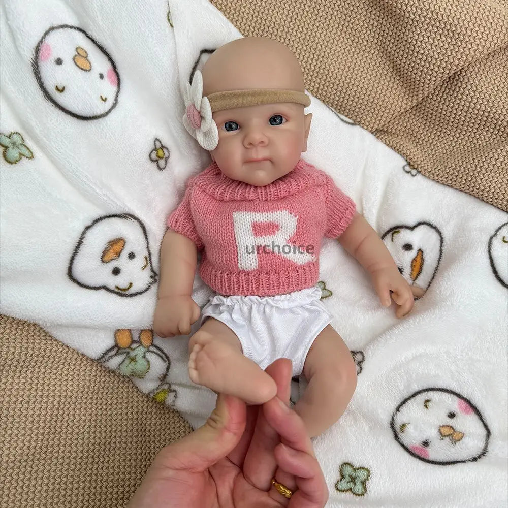 Image of Reborn Baby Dolls 12Inch Micro Baby Girl Bettie Full Body Silicone
