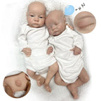 Image of Reborn Baby Dolls 42Cm Silicone Boy Levi Painted/Unpainted Doll Full