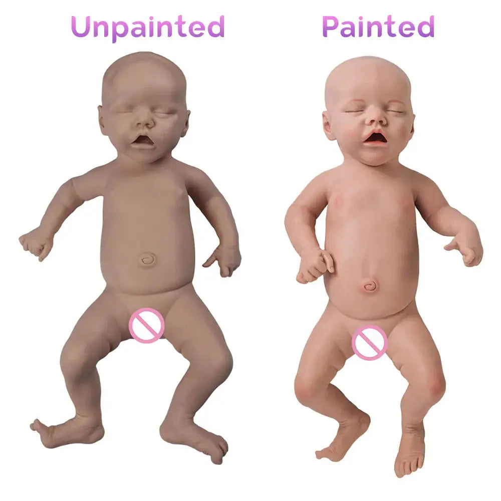 Image of Reborn Baby Dolls Authentic 17" African American Reborn Baby Doll