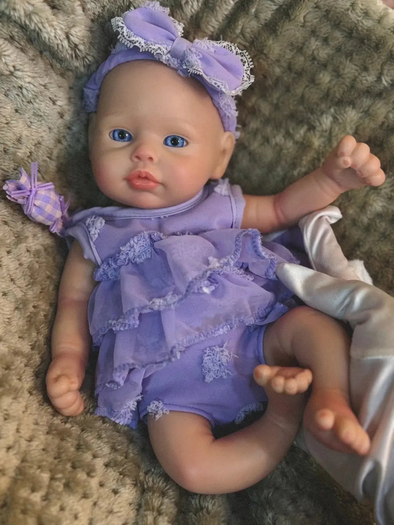 Image of Reborn Baby Dolls 13 Inch Full Body Soft Silicone Girl Reborn Doll