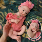 Image of Reborn Baby Dolls 18Inch Open Mouth Meadow Bebe Girl Reborn Baby Doll
