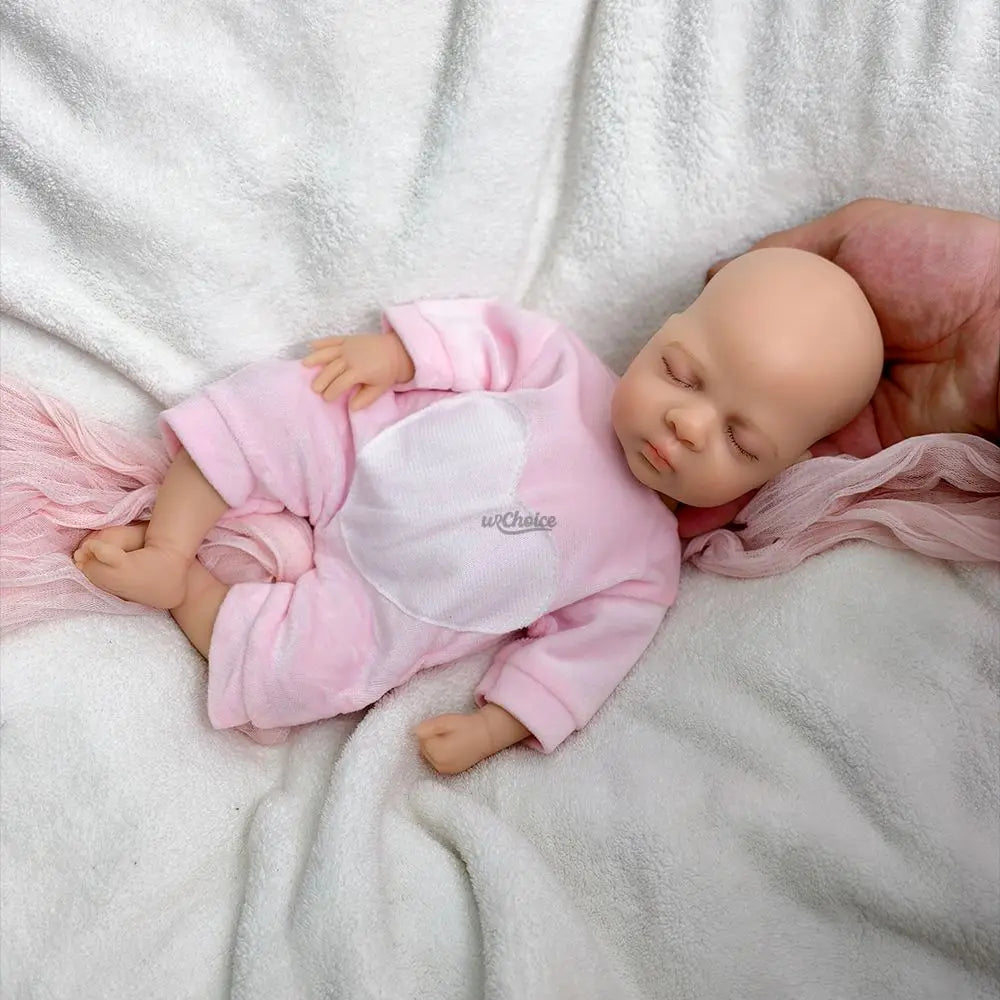 Image of Reborn Baby Dolls 12Inch Mini Silicone Reborn Baby Girl Luna
