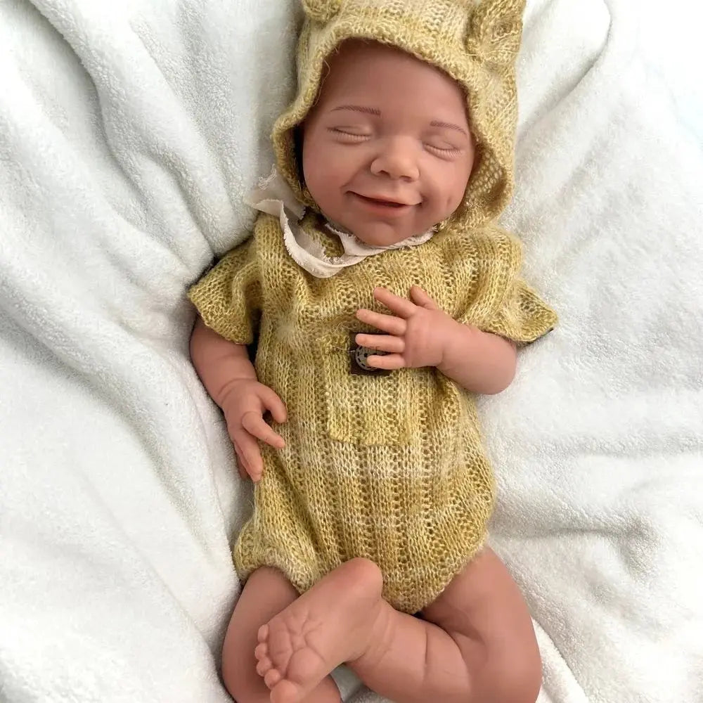 Image of Reborn Baby Dolls 18Inch Lifelike Details Poseable Limbs Soft