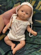 Image of Reborn Baby Dolls 10Inch Silicone Girls Whole Body Soft Solid