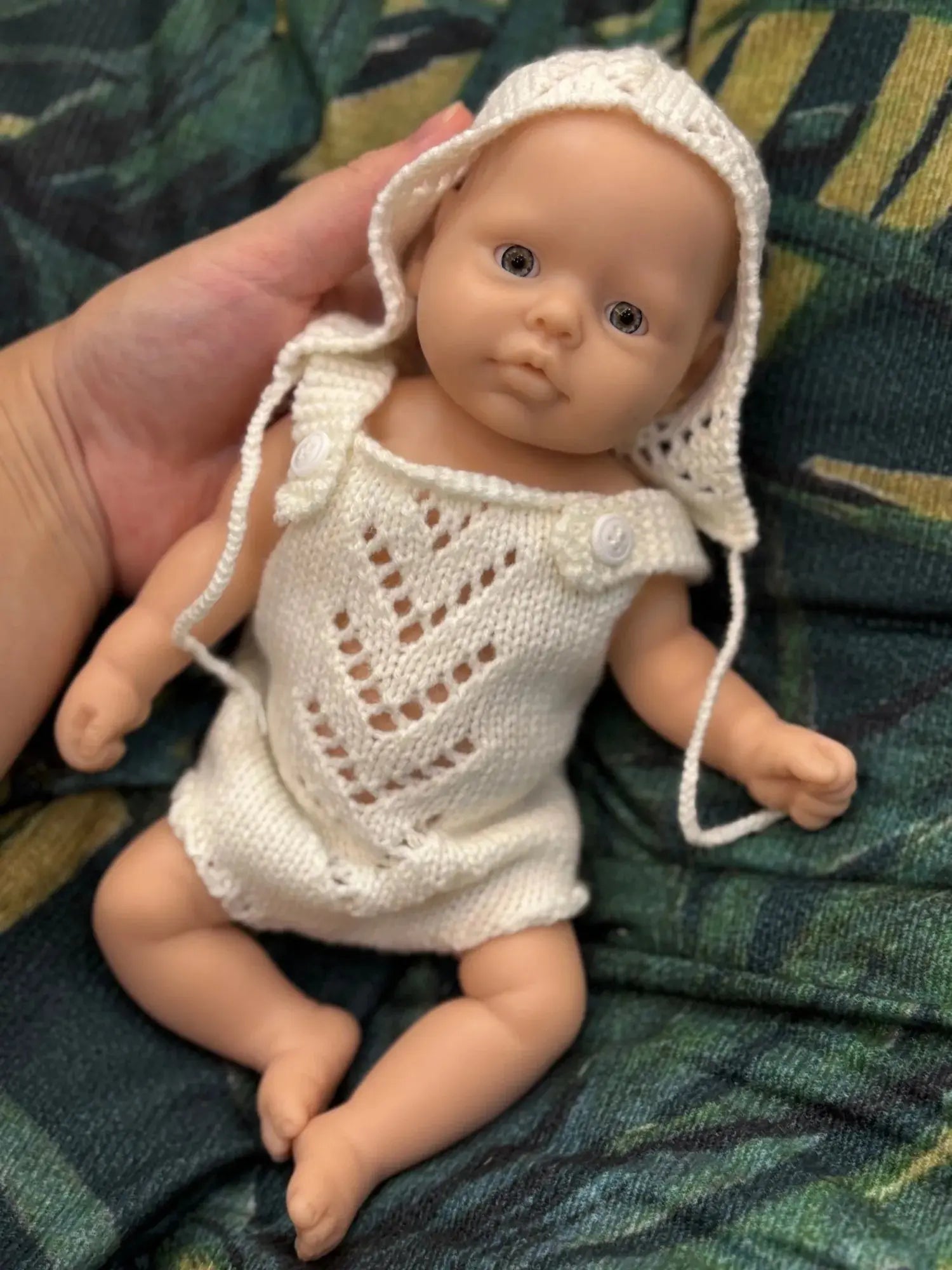 Image of Reborn Baby Dolls 10Inch Silicone Girls Whole Body Soft Solid