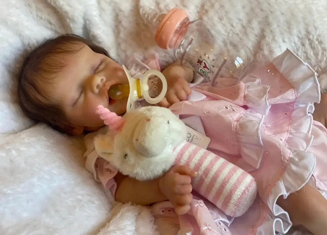 Image of Reborn Baby Dolls 18Inch Twins A Solid Silicone Bebe Reborn Girl With