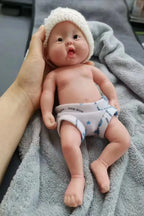 Image of Reborn Baby Dolls 28Cm Soft Full Body Solid Silicone Reborn Dolls