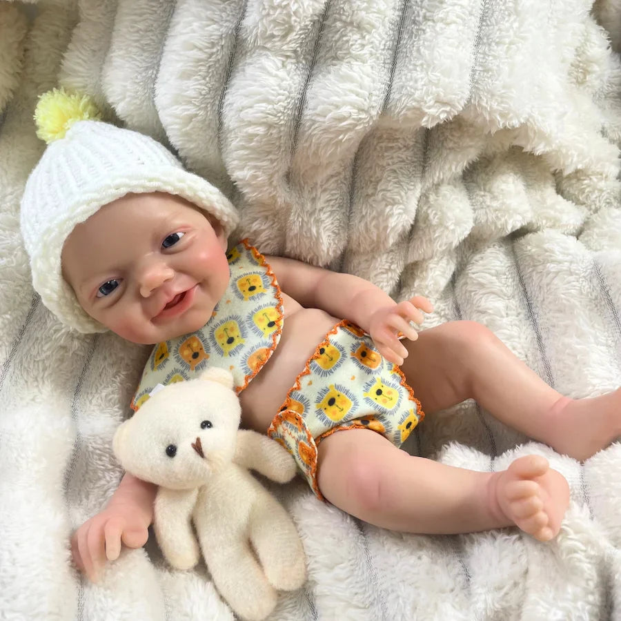Image of Reborn Baby Dolls Mini 13 Inch Reborn Boy Or Girl Full Silicone