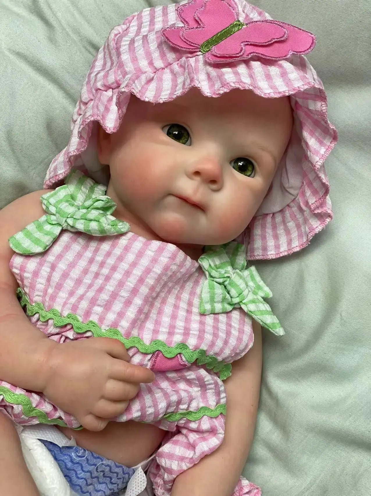 Image of Reborn Baby Dolls 18Inch Can Open Mouth Solid Silicone Bebe Reborn