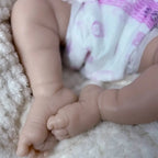 Image of Reborn Baby Dolls 45Cm Open Mouth Meadow Solid Silicone Bébé Reborn
