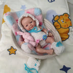 Image of Reborn Baby Dolls 7 Inch Full Body Silicone Mini Reborn Baby Doll