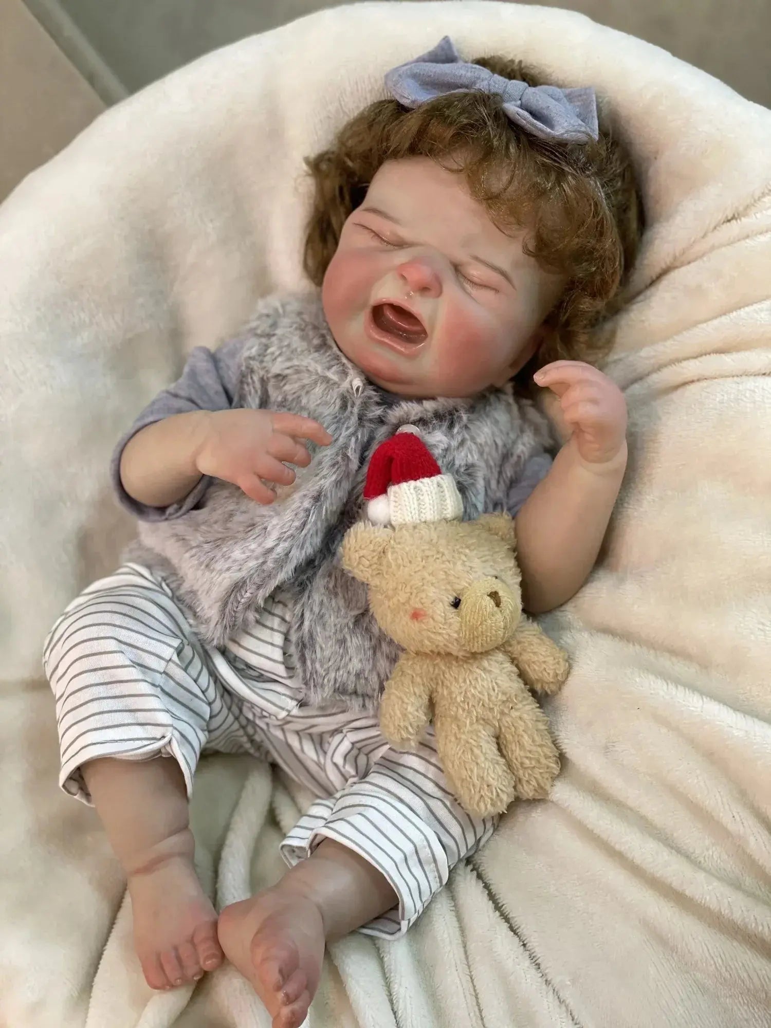 Image of Reborn Baby Dolls 50Cm Maria Bebe Reborn Girl Cuddly Full Body