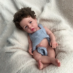 Image of Reborn Baby Dolls Realistic Flexible Silicone Reborn Baby Boy 50Cm