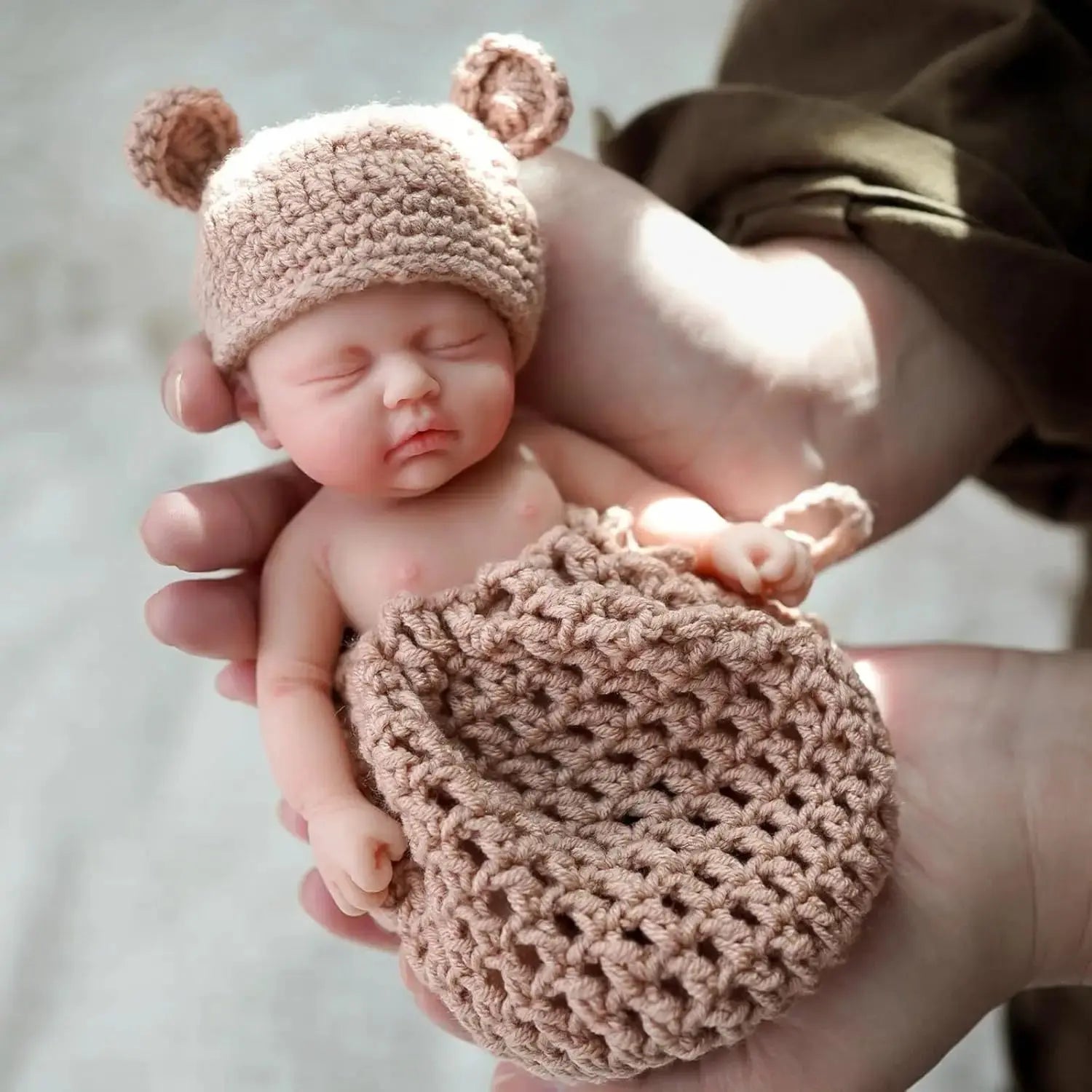 Image of Reborn Baby Dolls Reborn Baby Doll 7 Inch Silicone Doll Girl Bella