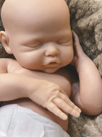 Image of Reborn Baby Dolls Can Open Mouth 17Inch Washable Close Eyes Full Body