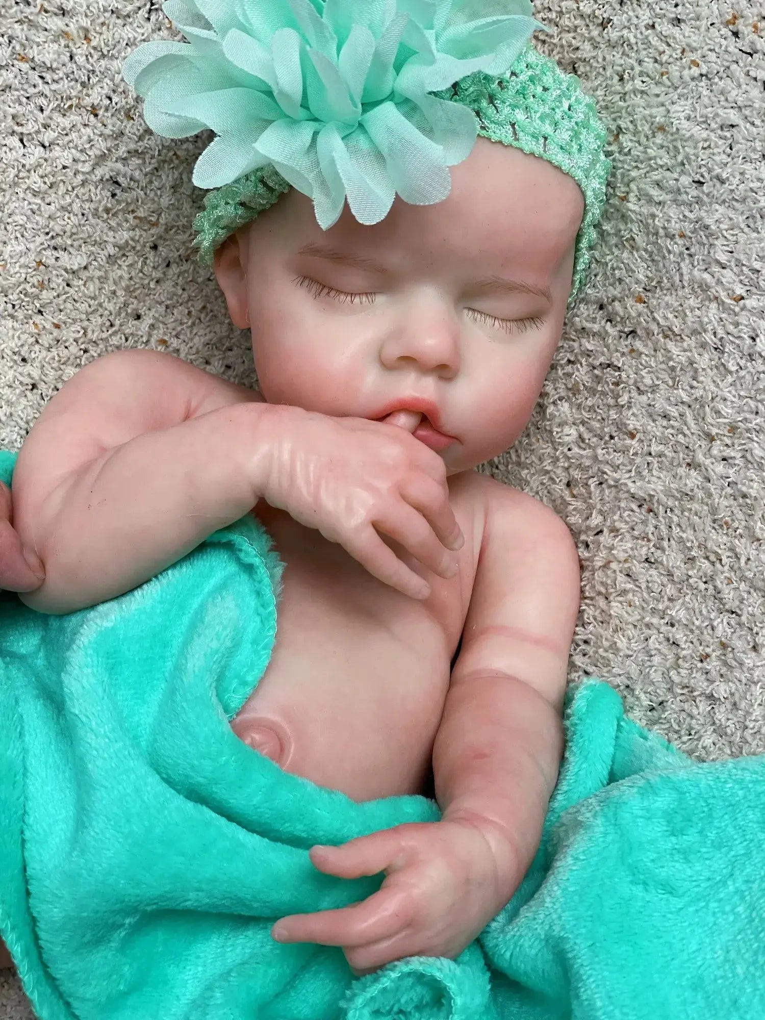 Image of Reborn Baby Dolls 40Cm Twins B Solid Silicone Bebe Reborn Girl With