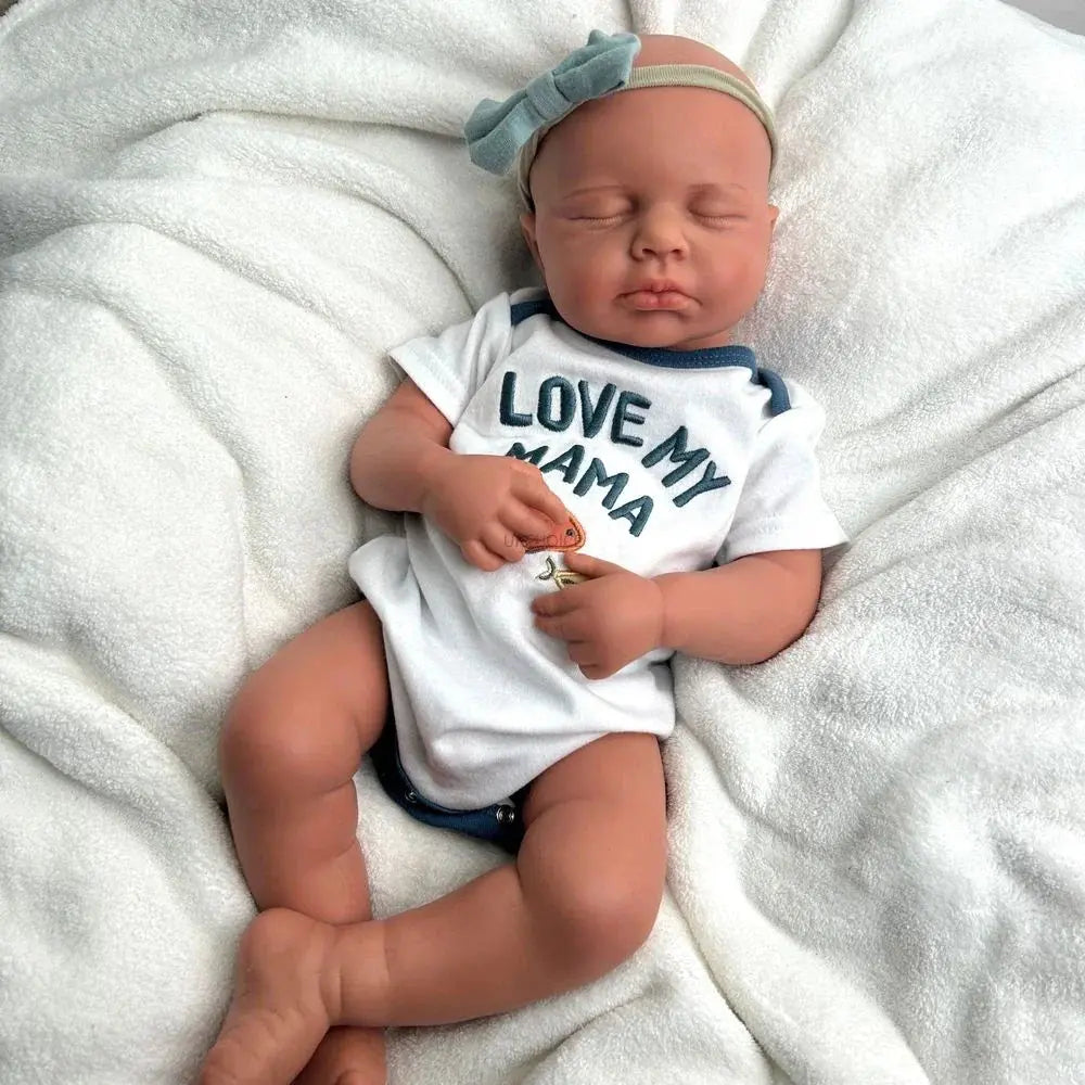 Image of Reborn Baby Dolls 20Inch Soft Silicone Reborn Baby Boy/Girl Loulou