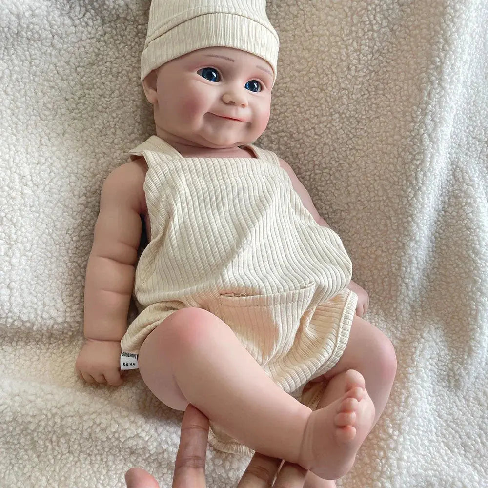 Image of Reborn Baby Dolls 20 Inch Pinky Girl Maddie Lifelike Silicone Reborn