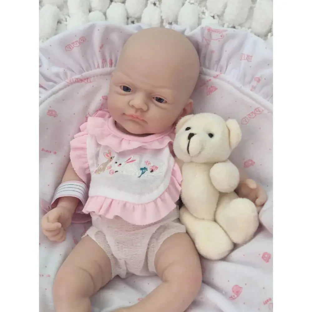 Image of Reborn Baby Dolls 12" Micro Preemie Cute Full Body Soft Silicone Baby