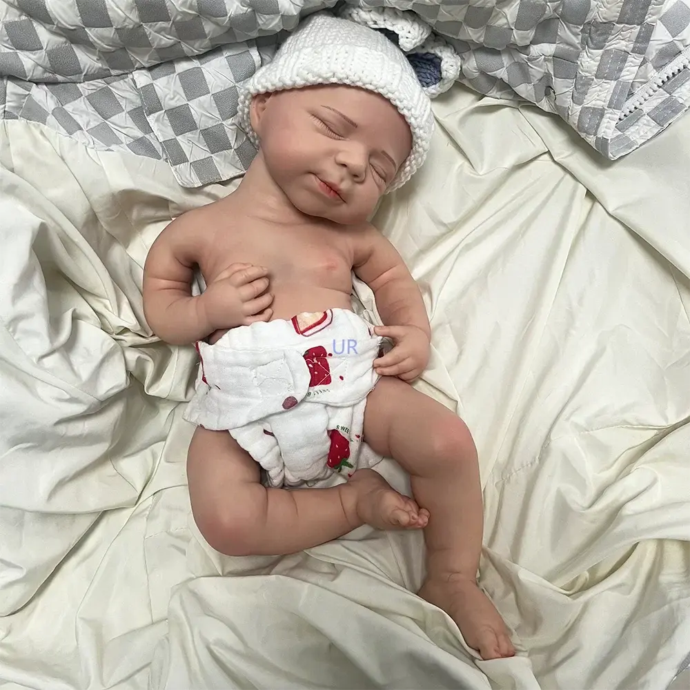 Image of Reborn Baby Dolls 18.5" 100% Full Body Silicone Reborn Baby Pascale