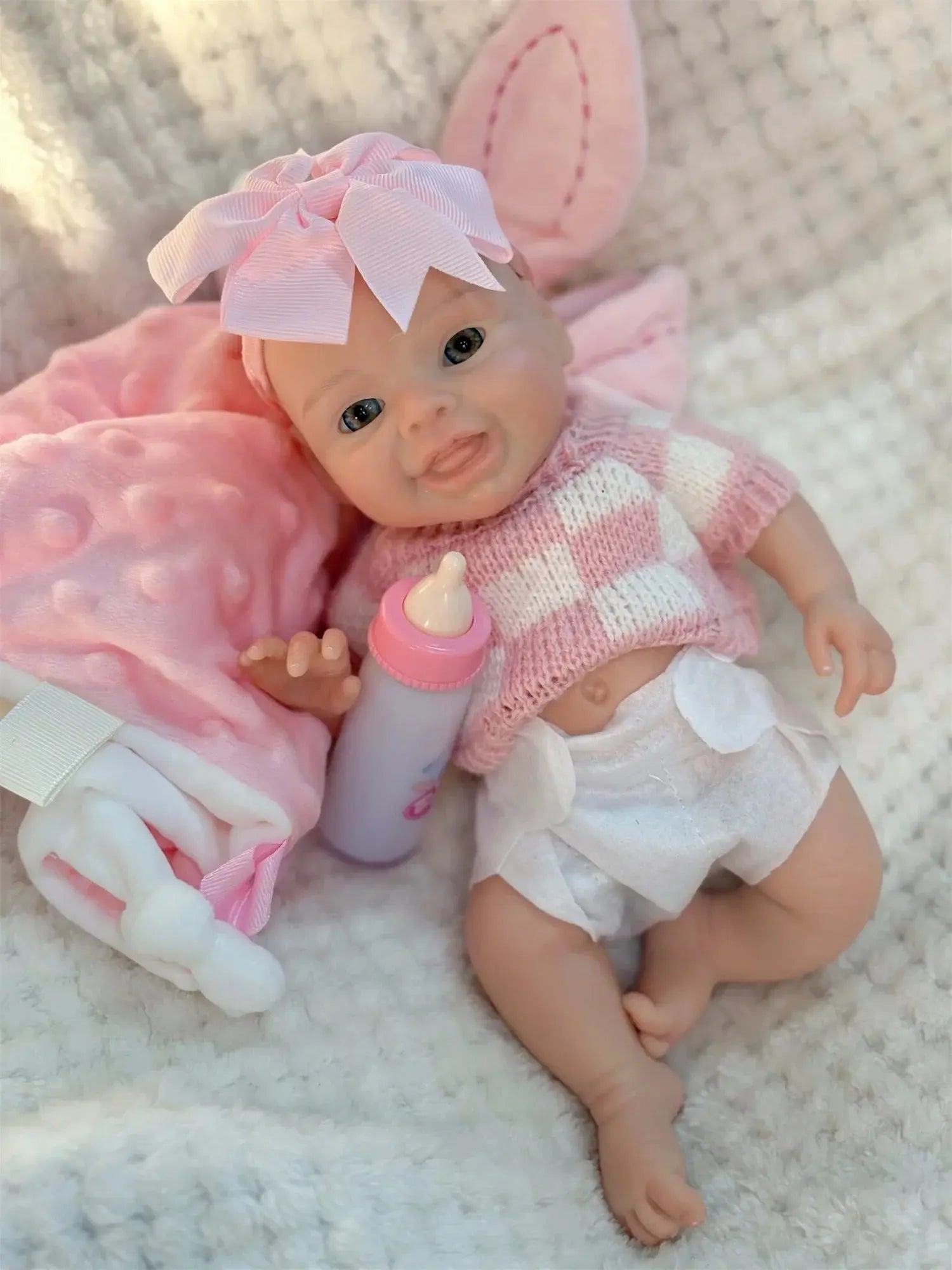 Image of Reborn Baby Dolls 10Inch Reborn Baby Doll Girl Mini Harper Full Body