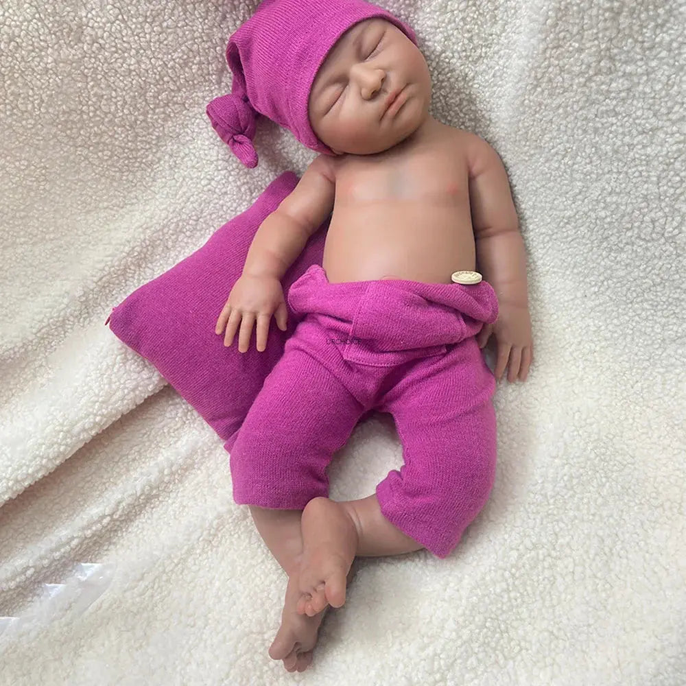 Image of Reborn Baby Dolls 22Inch Soft Silicone Reborn Baby Girl Waterproof