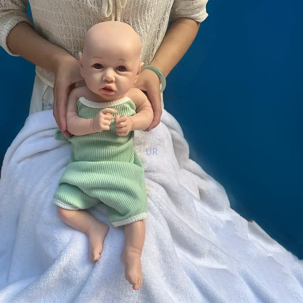 Image of Reborn Baby Dolls African Girl Prototype Dark Skin Doll Washable