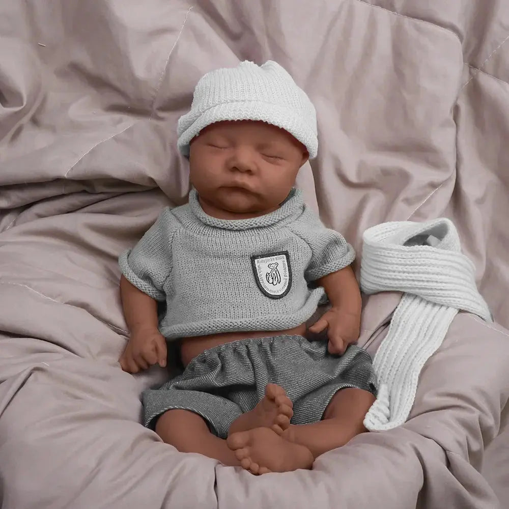 Image of Reborn Baby Dolls 17.72 Inch Full Body Soft Silicone Boy