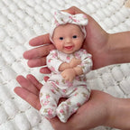 Image of Reborn Baby Dolls 7 Inch Cuddly Mini Silicone Reborn Doll,Body Soft