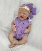 Image of Reborn Baby Dolls 7" Boy Micro Preemie Full Body Silicone  Crybaby