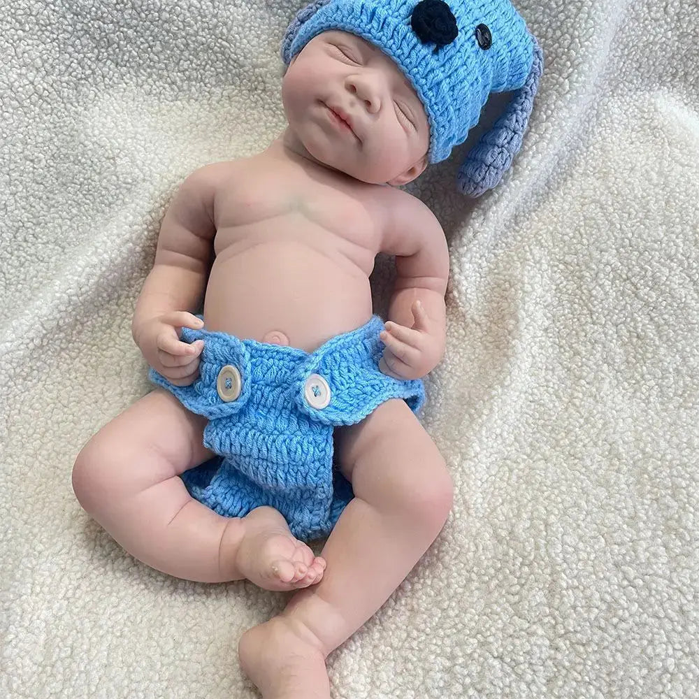 Image of Reborn Baby Dolls 18.5" Painted Visible Veins Whole Body Silicone
