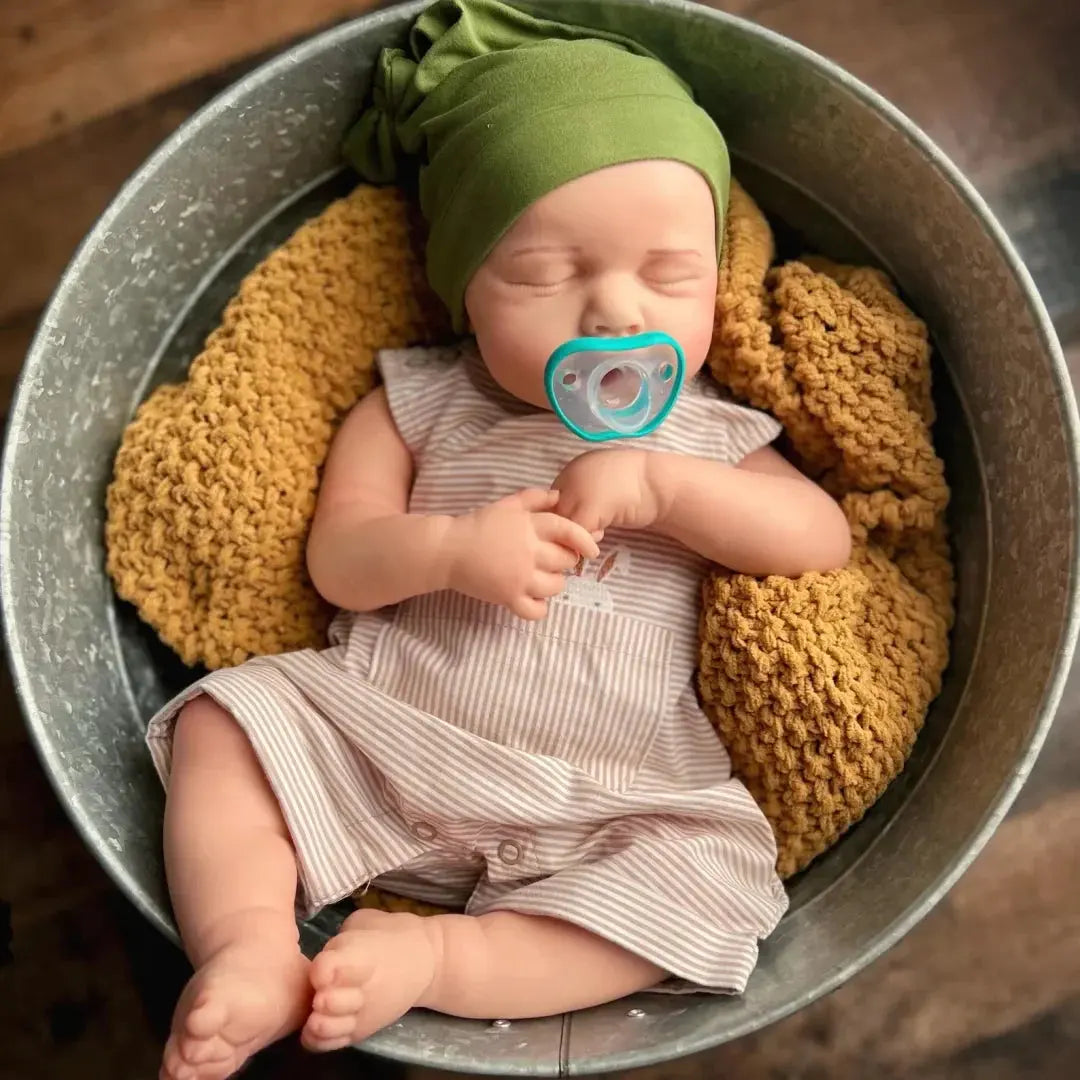 Image of Reborn Baby Dolls 45Cm Can Open Mouth Silicone Bébé Reborn Loulou