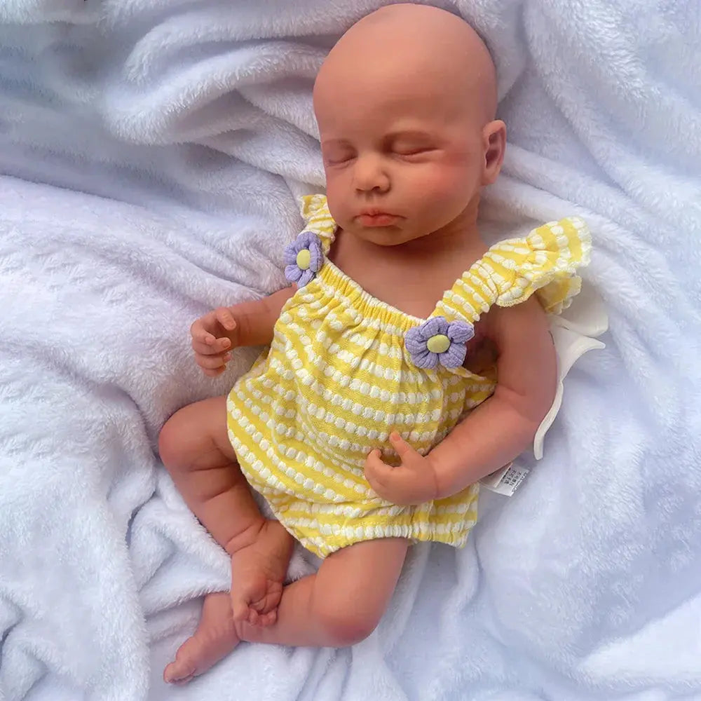 Image of Reborn Baby Dolls 20" Platinum Solid Silicone Newborn Baby Boy/Girl