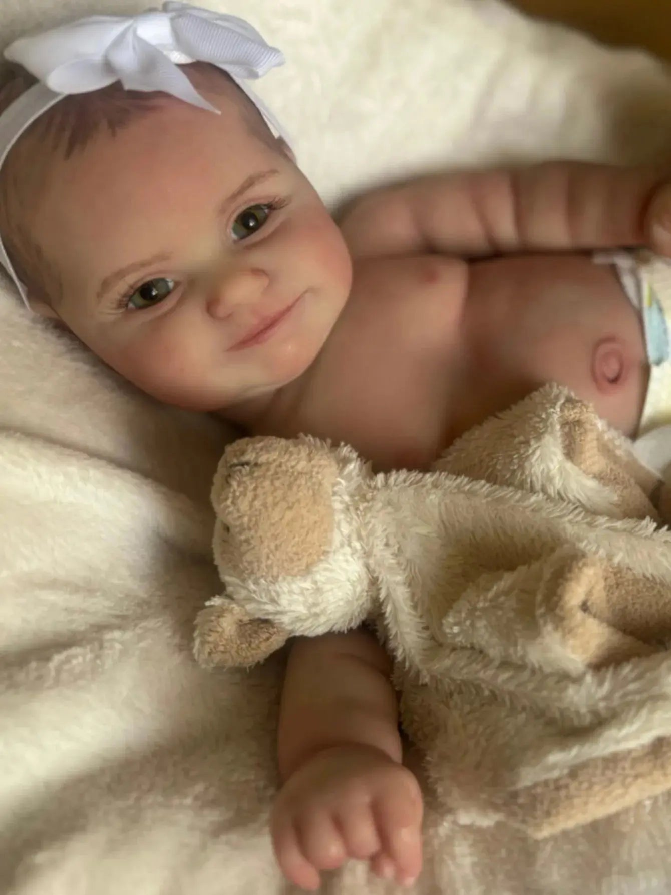 Image of Reborn Baby Dolls 47Cm Maddie Silicone Bebe Newborn Girl Handmade