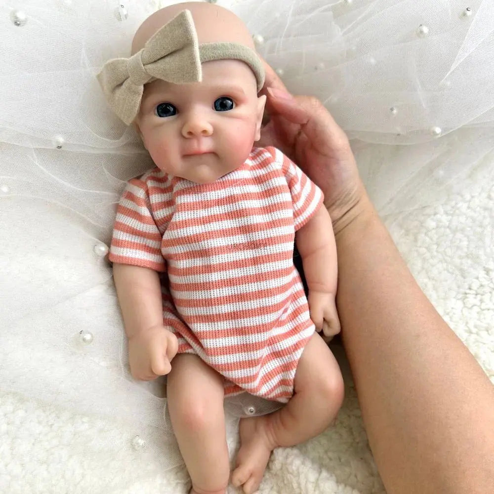 Image of Reborn Baby Dolls 12" Lifelike Silicone Reborn Baby Girl Bettie With