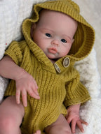 Image of Reborn Baby Dolls 17Inch Washable Open Eyes Soft Silicone Reborn Girl