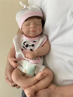 Image of Reborn Baby Dolls 45Cm Can Open Mouth Pascale Solid Silicone Bebe