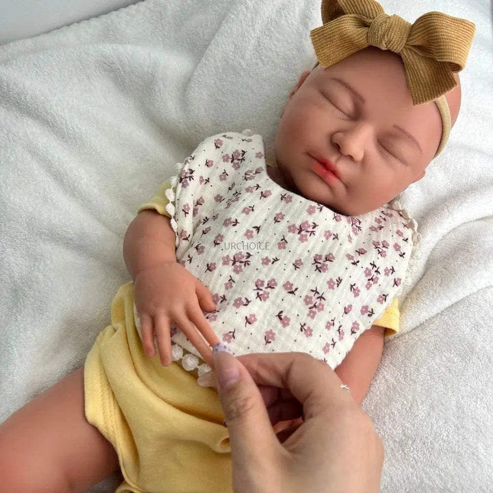 Image of Reborn Baby Dolls 22Inch Handmade Weighted Silicone Reborn Baby Girl