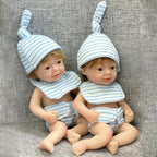 Image of Reborn Baby Dolls 6Inch Mini Palm Full Solid Silicone Bebe Reborn