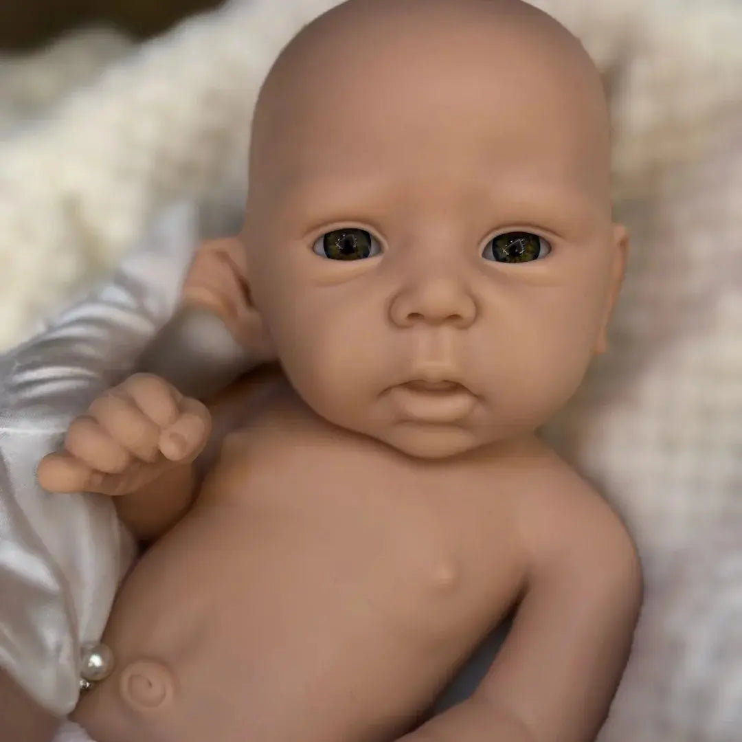 Image of Reborn Baby Dolls 45Cm Can Open Mouth & Washable Silicone Bebe Reborn