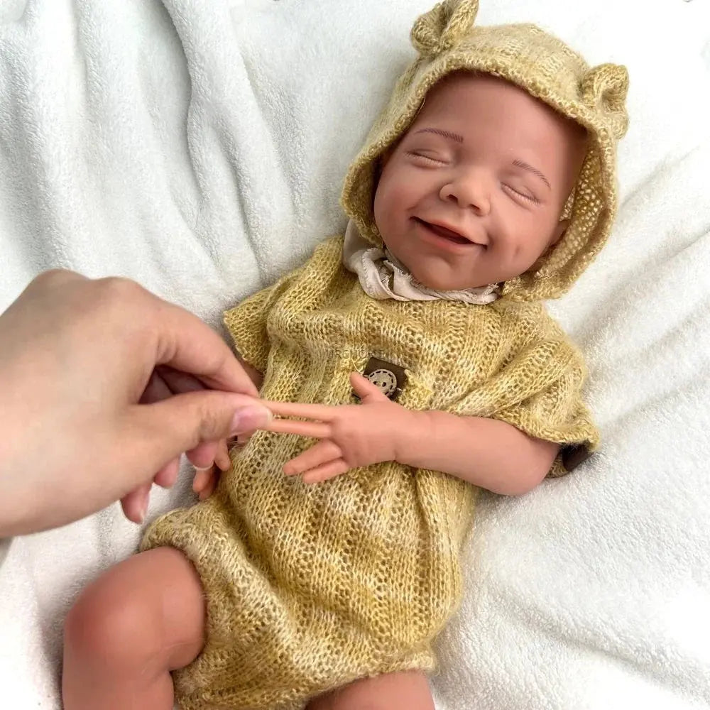 Image of Reborn Baby Dolls 18Inch Lifelike Details Poseable Limbs Soft