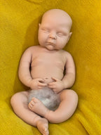 Image of Reborn Baby Dolls 45Cm Peaches Solid Silicone Bebe Reborn Girls With