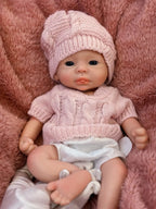 Image of Reborn Baby Dolls 13Inch Can Washable Open Eyes Whold Body Solid