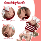 Image of Reborn Baby Dolls 20 Inch 50Cm 3.4Kg Real Baby Size Weighted Full